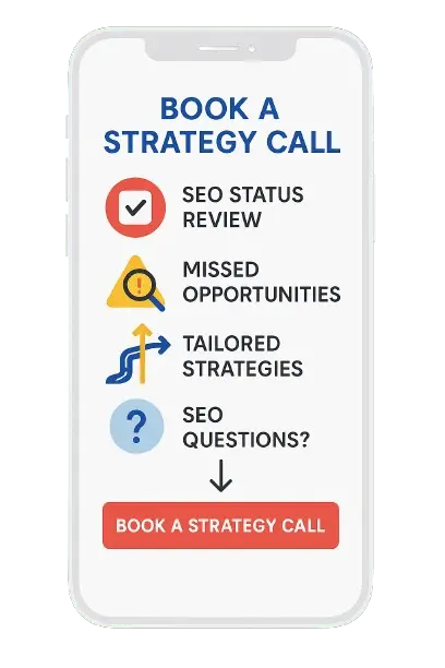 Book a strategy call phone image